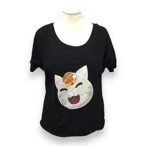 Bella Canvas Black Gamer Graphic T-Shirt Cute Slime Rancher Lucky Cat Black M